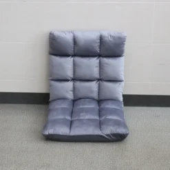 Gästebett mit 13-fach verstellbarer Rückenlehne, ca. 55 x 60 x 55 cm – Anthrazit