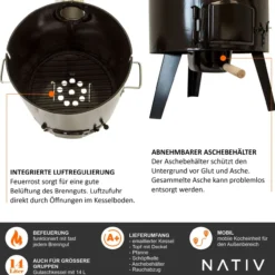 Gulaschkanone für Eintöpfe und Glühwein