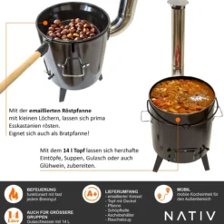 Gulaschkanone für Eintöpfe und Glühwein