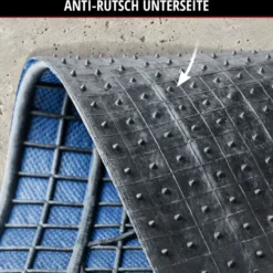 Gummimatte New Style 4 tlg. schwarz-blau