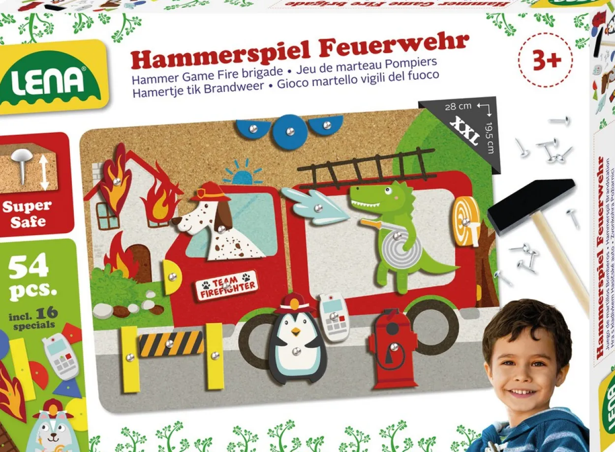 Hammerspiel Feuerwehr, Faltschachtel