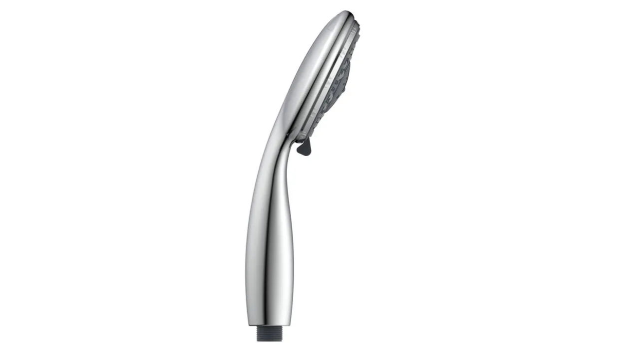 Handbrause BARI, Duschkopf mit 4 Funktionen, Brause Chrom