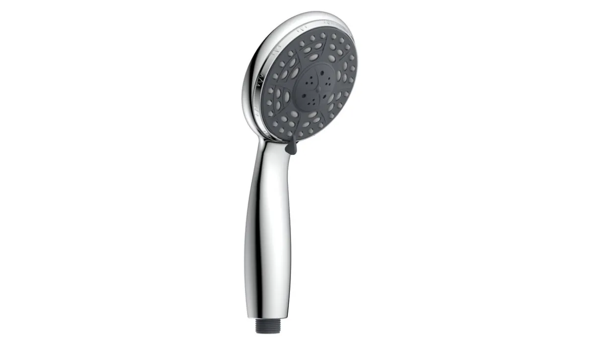 Handbrause BARI, Duschkopf mit 4 Funktionen, Brause Chrom