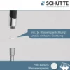 Handbrause BROADWAY, Duschkopf mit 5 Strahlarten in Chrom/Schwarz