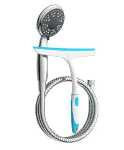 Handbrauseset mit Abzieher, Wasserstopp-Funktion Brause Chrom