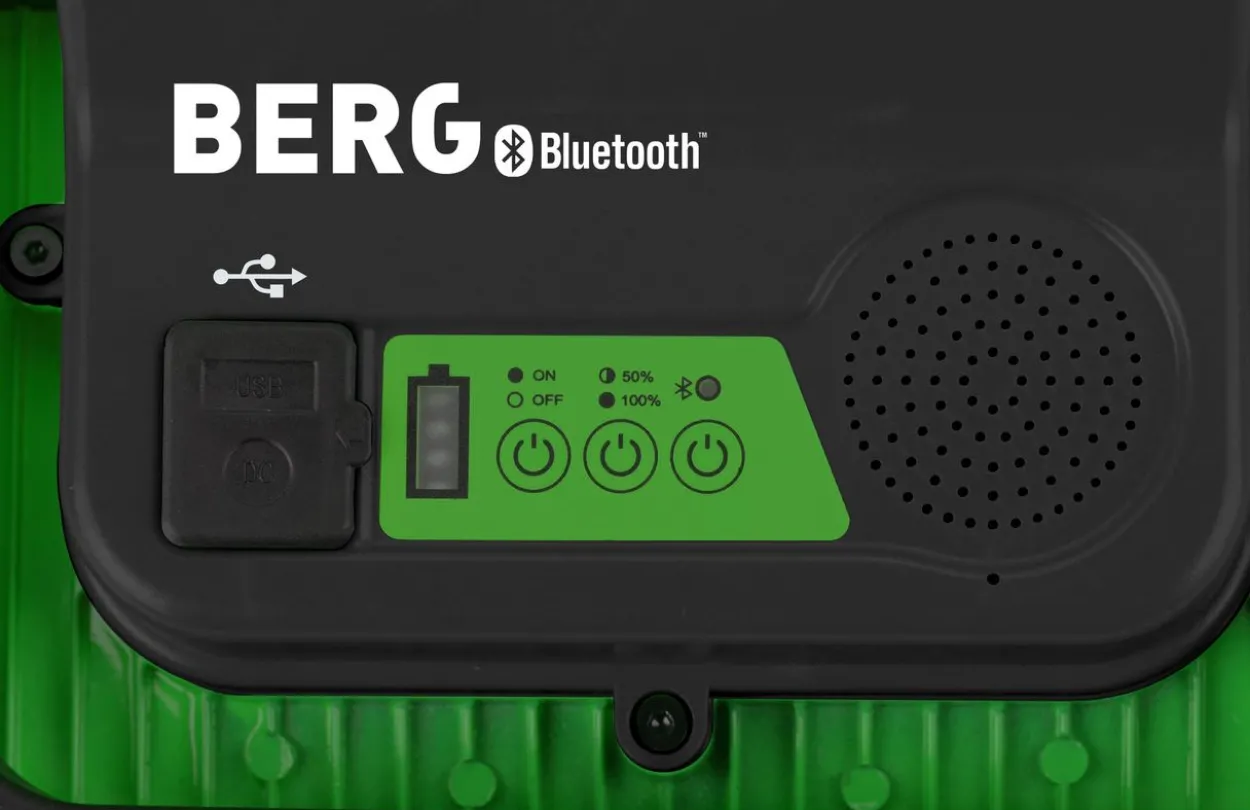 Handleuchte mit Bluetooth Lautsprecher