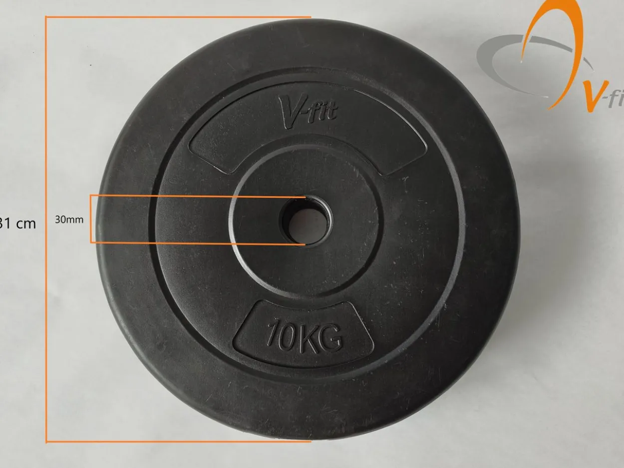 Hantelscheibe Vinyl 10 kg (paarweise)
