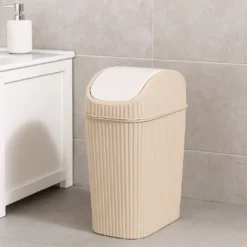 HATEX Kosmetikeimer 2,5 L mit Schwingdeckel - Beige