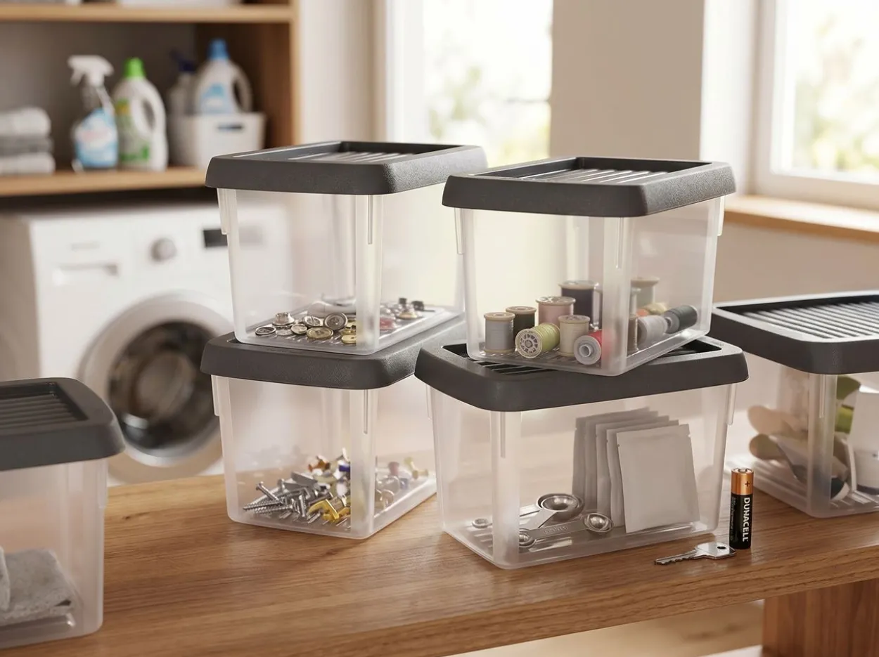 Haushalts und Sortierbox 490ml 4er-Set