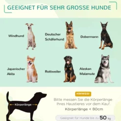 Haustierbett mit Baldachin Erhöhtes Hundebett Hundeliege outdoor Kaffee