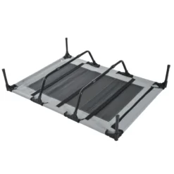 Haustierbett mit Baldachin Erhöhtes Hundebett Hundeliege outdoor Grau