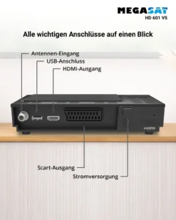 HD 601 V5 – HD Sat-Receiver mit USB
