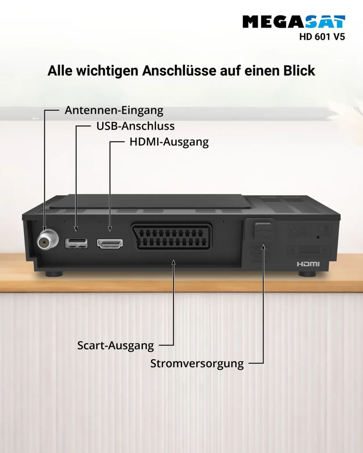HD 601 V5 – HD Sat-Receiver mit USB