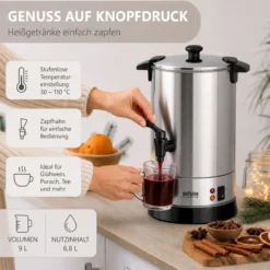 Heißgetränkeautomat, 950 W, 6,8 L