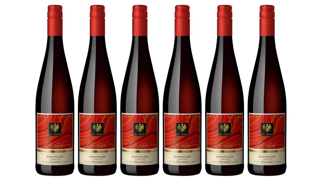 Heilbronner Dornfelder Qba Lieblich 0,75L 6er Karton