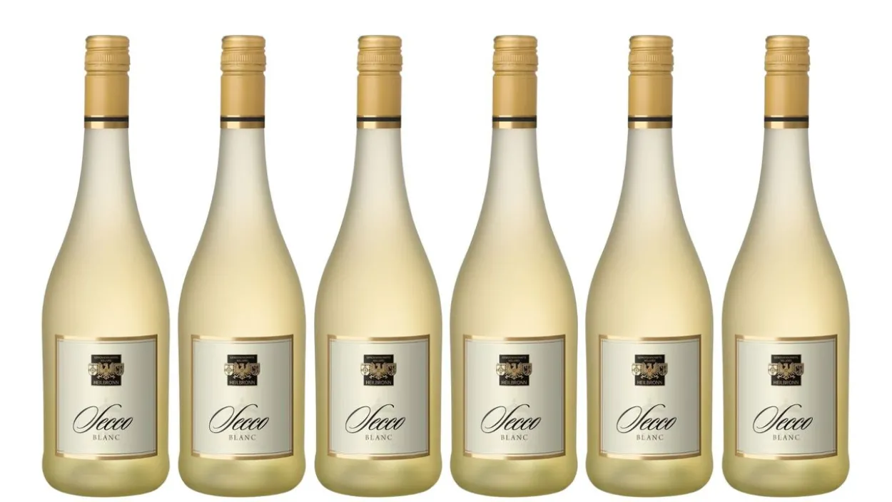 Heilbronner Secco Weisser Perlwein 0,75 l 6er Karton