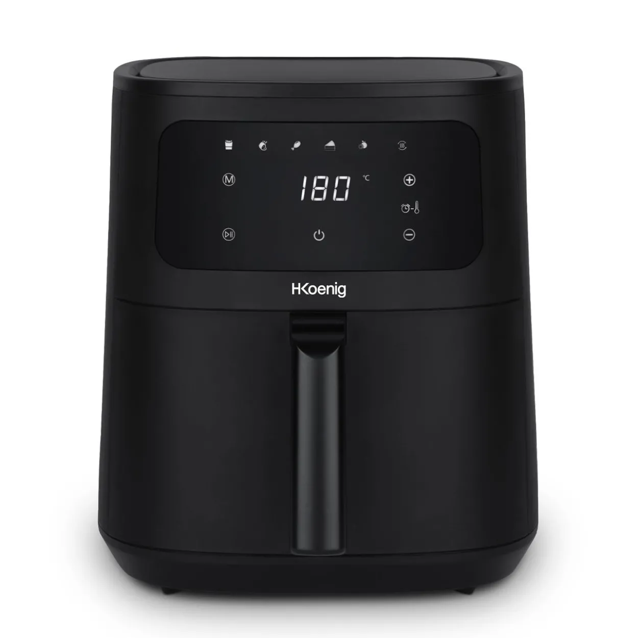 Heißluftfritteuse 6L FRY860, 6 Kochprogramme, Schwarz