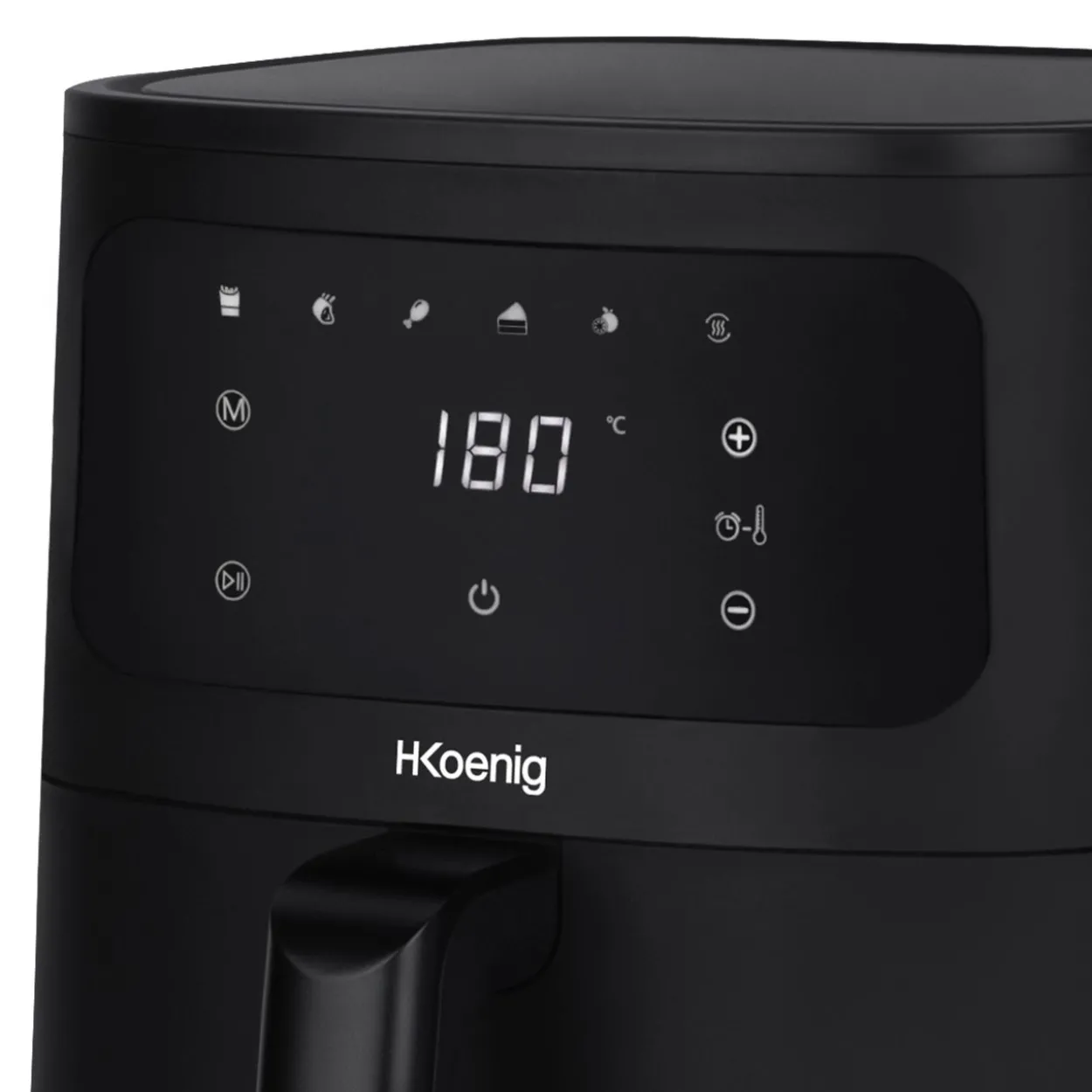 Heißluftfritteuse 6L FRY860, 6 Kochprogramme, Schwarz