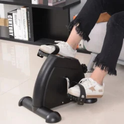 Heimtrainer Mini Bike Pedaltrainer Trainingsrad mit LCD-Display