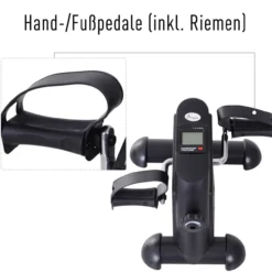 Heimtrainer Mini Bike Pedaltrainer Trainingsrad mit LCD-Display