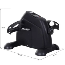 Heimtrainer Mini Bike Pedaltrainer Trainingsrad mit LCD-Display