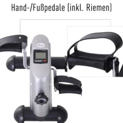 Heimtrainer Mini Bike Pedaltrainer Trainingsrad mit LCD-Display