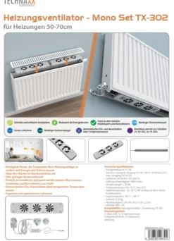 Heizungsventilator Mono Set TX-302