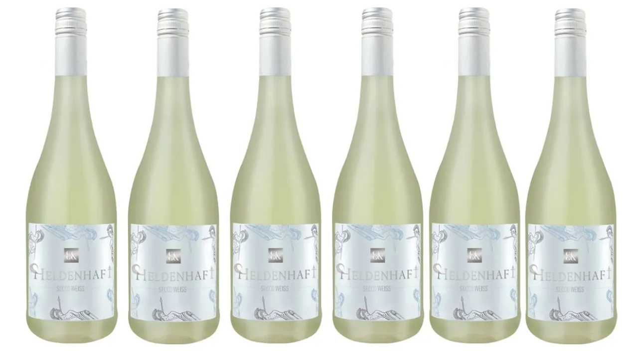 Heldenhaft SECCO weiß trocken 0,75l 6er Karton