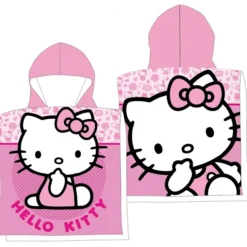 Hello Kitty Kinderponcho – Kapuzenponcho & Strandtuch