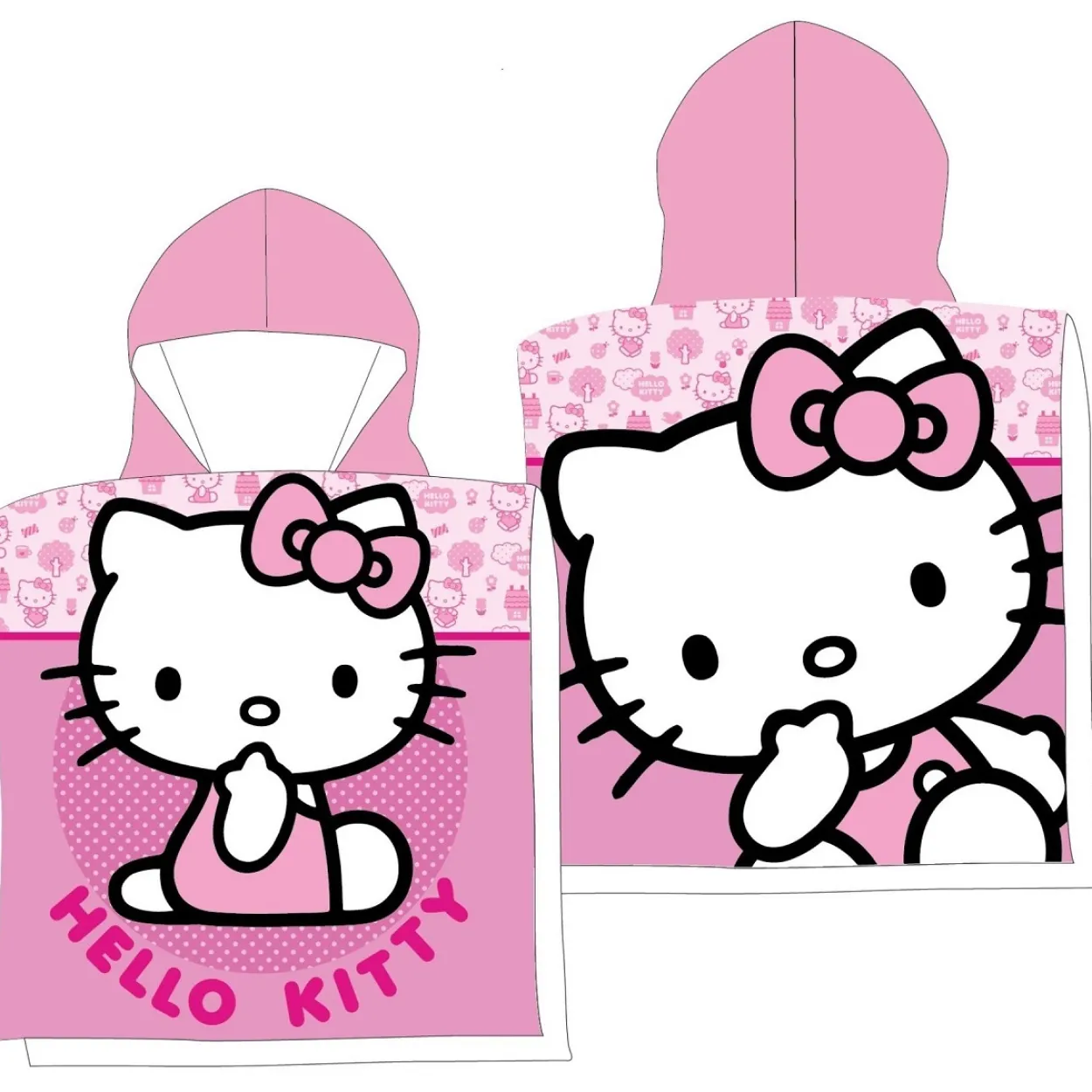 Hello Kitty Kinderponcho – Kapuzenponcho & Strandtuch