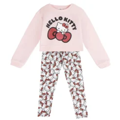 Hello Kitty Mädchen Pyjama 2er Set – Baumwollmix, 10 Jahre