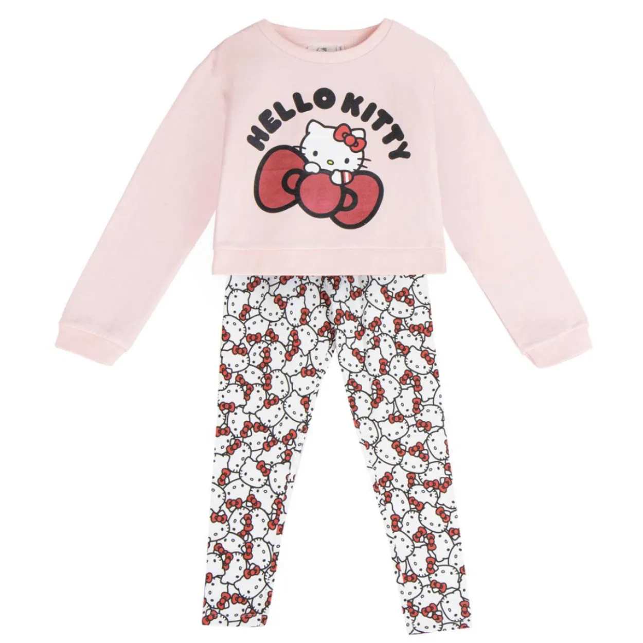 Hello Kitty Mädchen Pyjama 2er Set – Baumwollmix, 12 Jahre