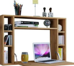 herausklappbare Laptoptisch mit 7 Ablagefächern 
