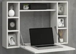 herausklappbare Laptoptisch mit 7 Ablagefächern
