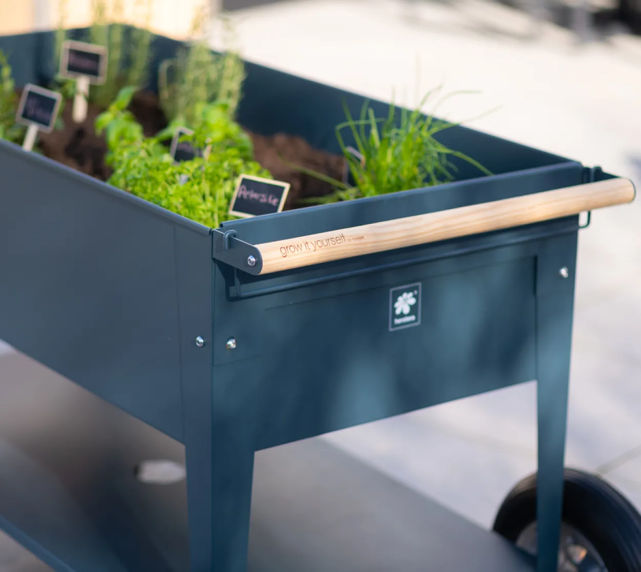 Herstera Garden Kräuterfabrik Swivel anthrazit
