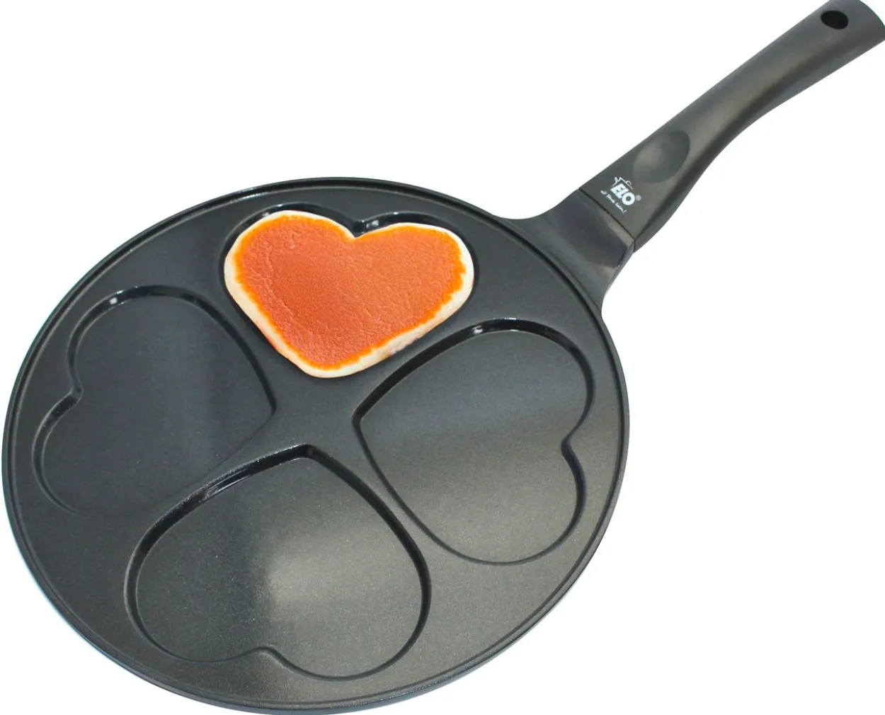 Herz-Blinipfanne 26cm "Herzflamme"