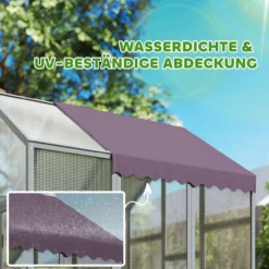 Hühnerstall Freilaufgehege 1,68x1,83x1,82 m Freigehege mit Schloss Tannenholz