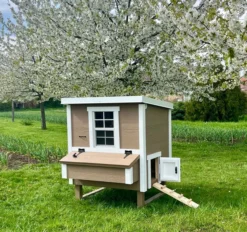 Hühnerstall Mitte EZ Chicken Home 1,68 m² Beige hergestellt in EU