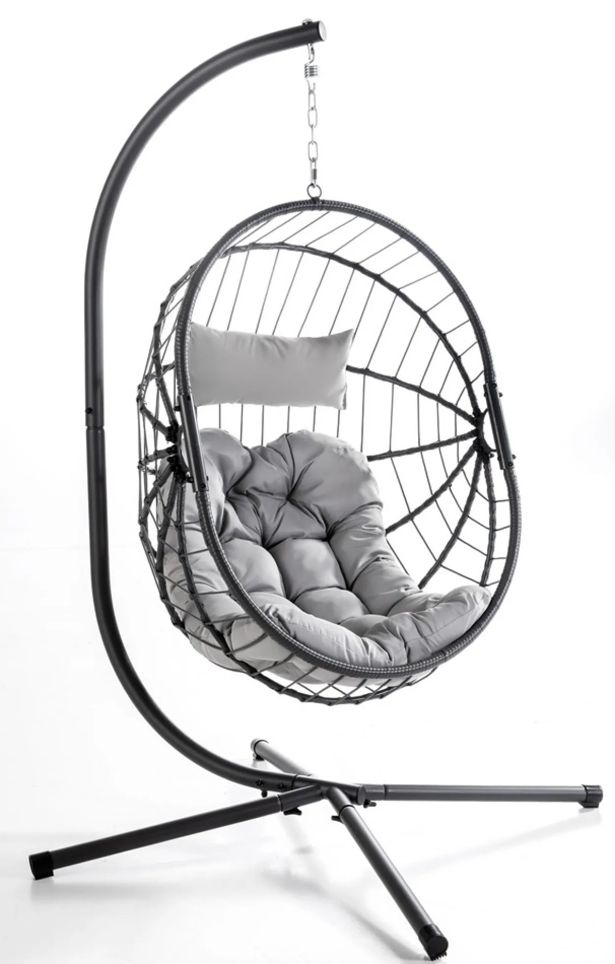 Hängesessel, faltbar, 120 x 108 x 192 cm