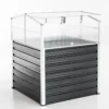 Hochbeet aus Polycarbonat, ca. 100 x 100 x 125 cm - Anthrazit