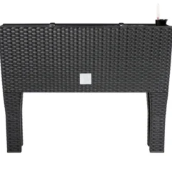 Hochbeet Polyrattan Optik 60x46x25cm anthrazit