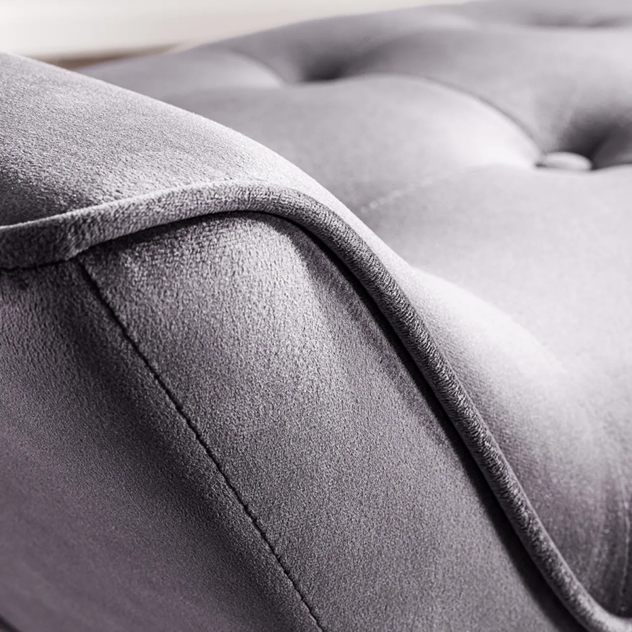 Hocker, ca. 90 x 48 x 54 cm - Dunkelgrau