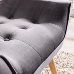 Hocker, ca. 90 x 48 x 54 cm - Dunkelgrau