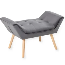 Hocker, ca. 90 x 48 x 54 cm - Dunkelgrau