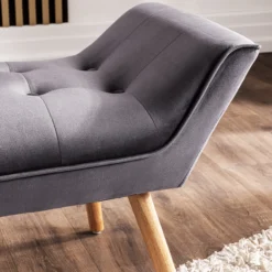 Hocker, ca. 90 x 48 x 54 cm - Dunkelgrau