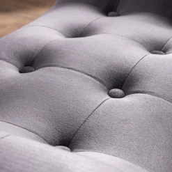 Hocker, ca. 90 x 48 x 54 cm - Dunkelgrau