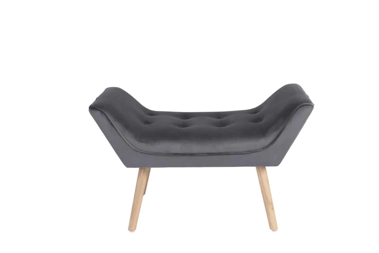Hocker, ca. 90 x 48 x 54 cm - Dunkelgrau