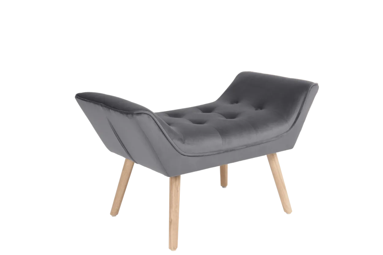 Hocker, ca. 90 x 48 x 54 cm - Dunkelgrau