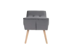 Hocker, ca. 90 x 48 x 54 cm - Dunkelgrau