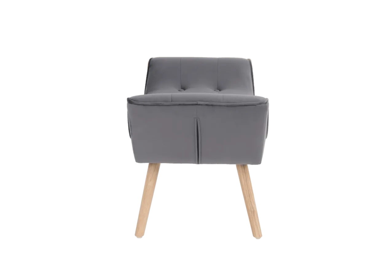 Hocker, ca. 90 x 48 x 54 cm - Dunkelgrau